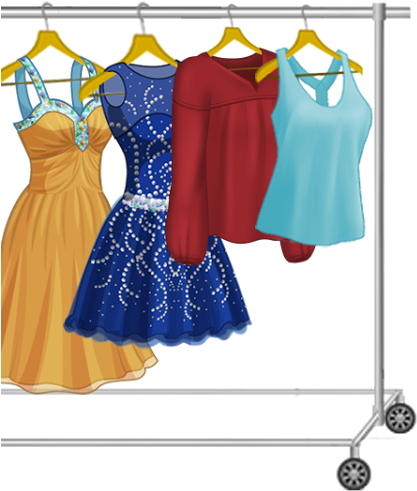 Clothes Rack Ink - Changing Room (1200x630), Png Download
