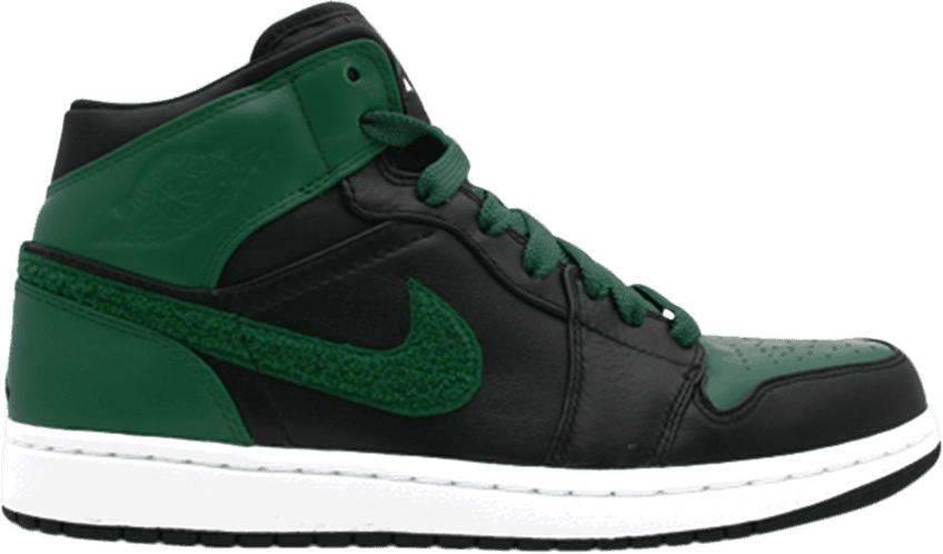 Air Jordan 1 Retro Phat Premier 'boston Celtics' - Air Jordan 1 Black Green (848x498), Png Download