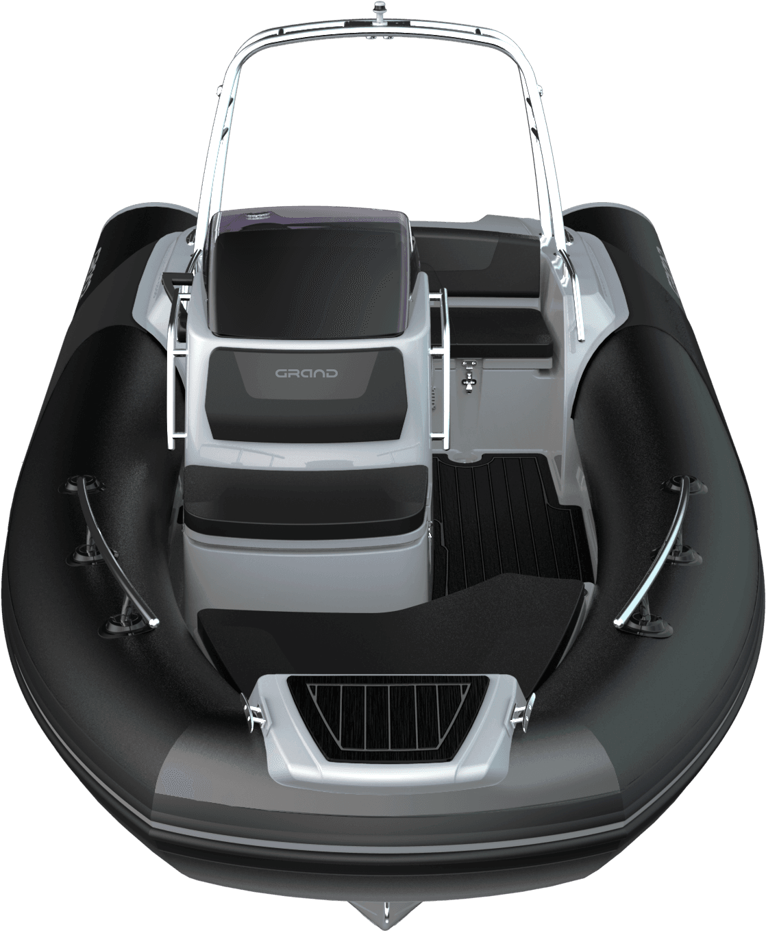 Grand 500 Golden Line Rib - Rigid-hulled Inflatable Boat (2560x1440), Png Download