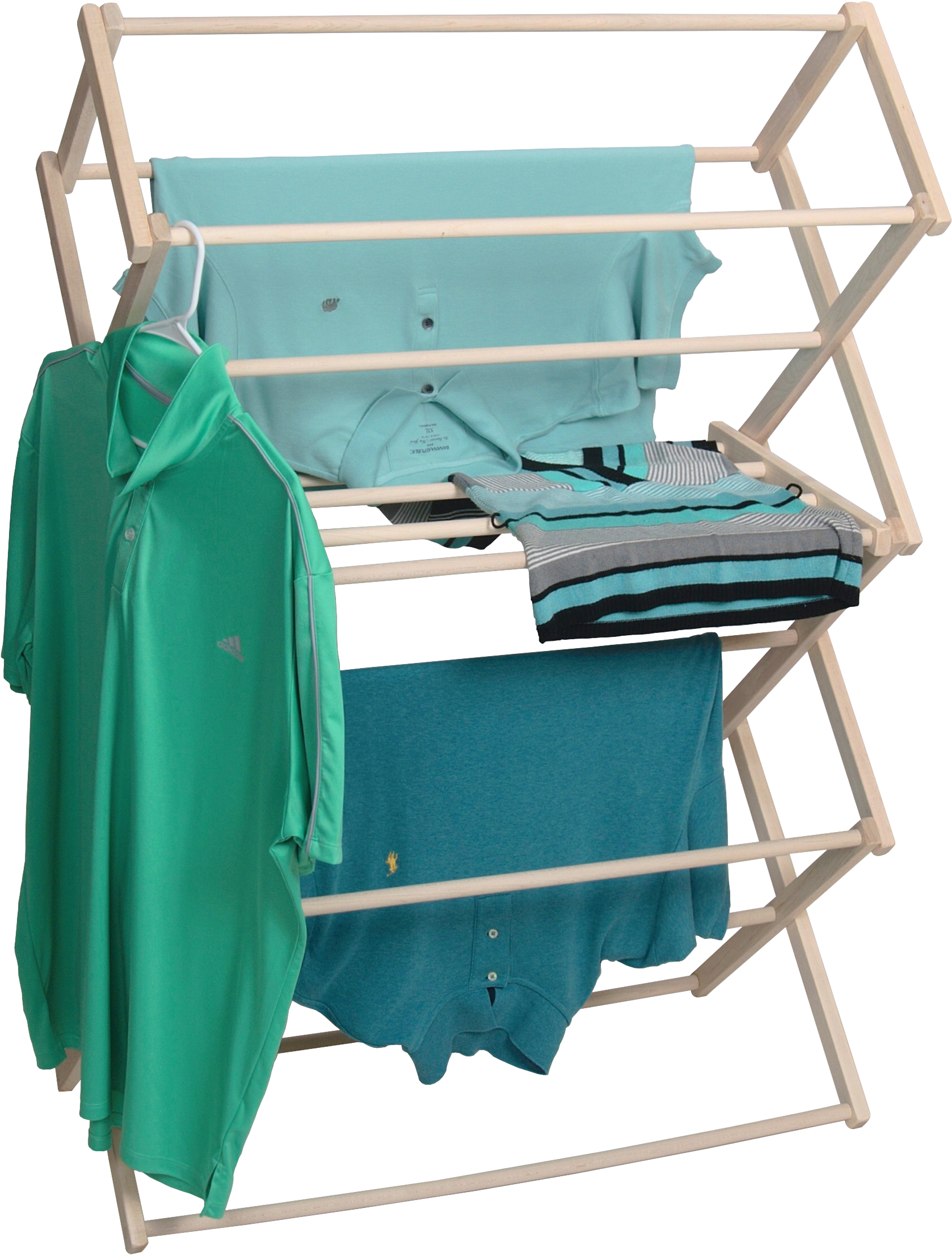 Pennsylvania Woodworks Large Wooden Clothes Drying (2396x2996), Png Download