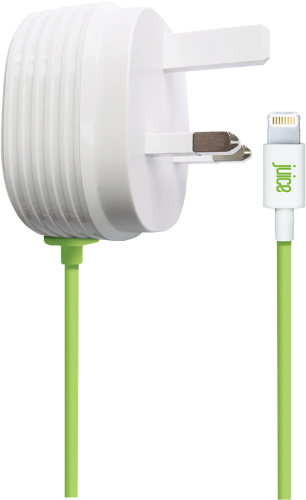 Juice<sup>®</sup> Apple Lightning Mains Charger - Juice Lightning Mains Charger (800x800), Png Download