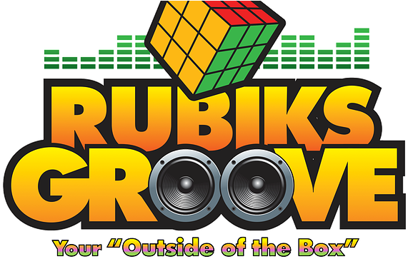 Rg 2019 Logo Colorful Text - Rubiks Groove Logo (600x366), Png Download