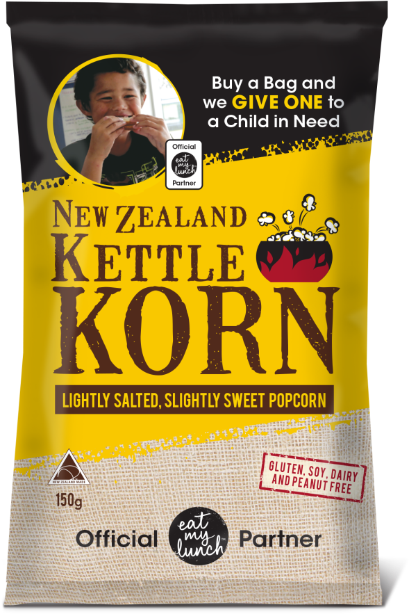 Hungry Kiwi Kids Have Found An Important Ally In New - Nz Kettle Korn Multi 12 Pack 204g (717x1000), Png Download
