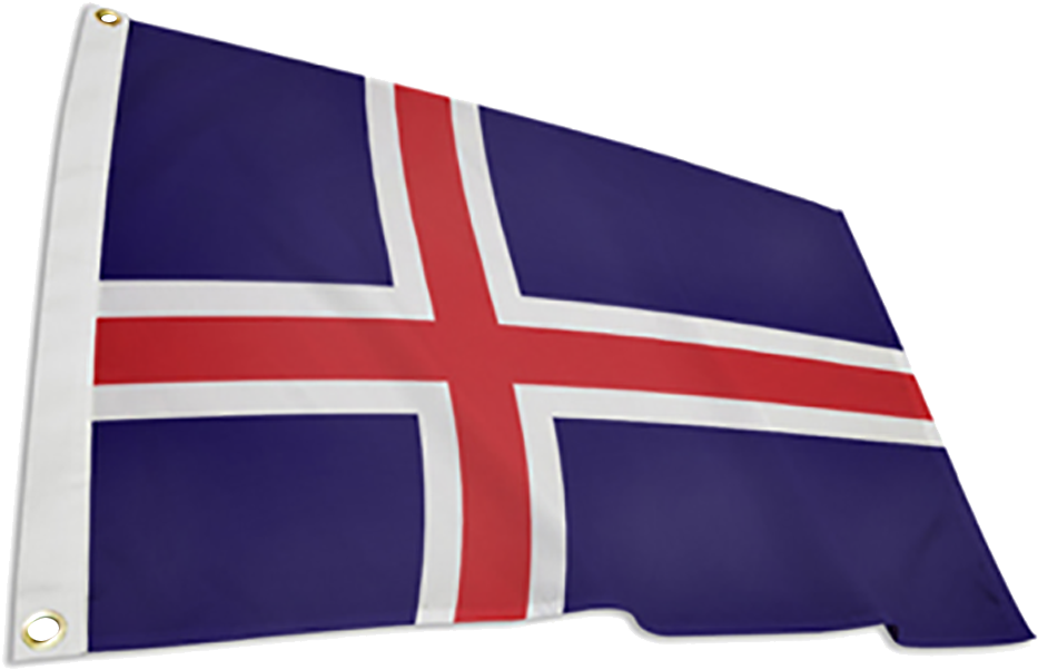 Iceland International Flag - Iceland (1944x1296), Png Download