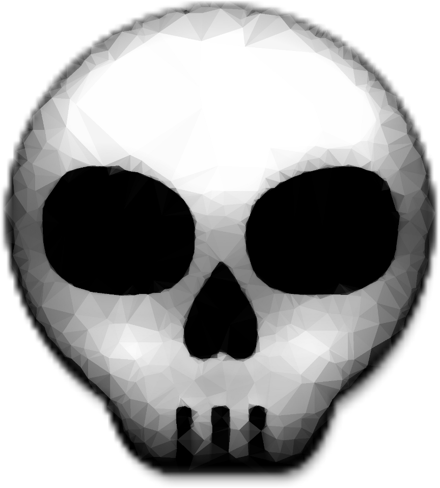 Skeleton Skullliveordie1998 Blackandwhite Emoji Tumblr - Tumblr (1024x1024), Png Download