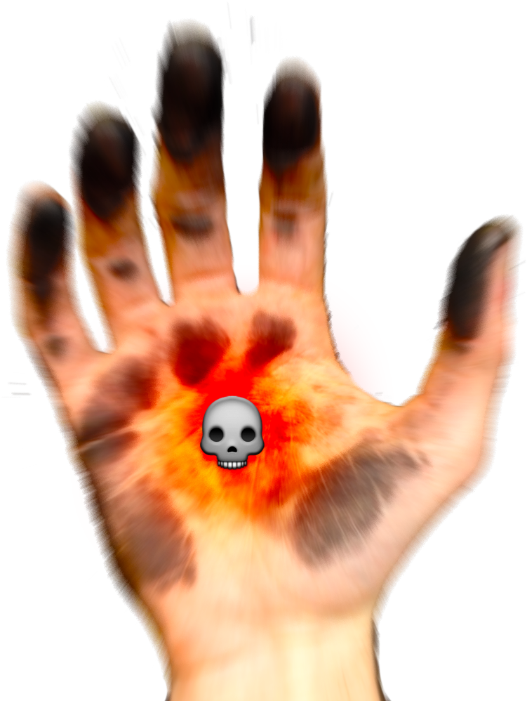 Skull Emoji Emoji Apple Emoji Digital Art Simple Me - Animal (1000x1000), Png Download
