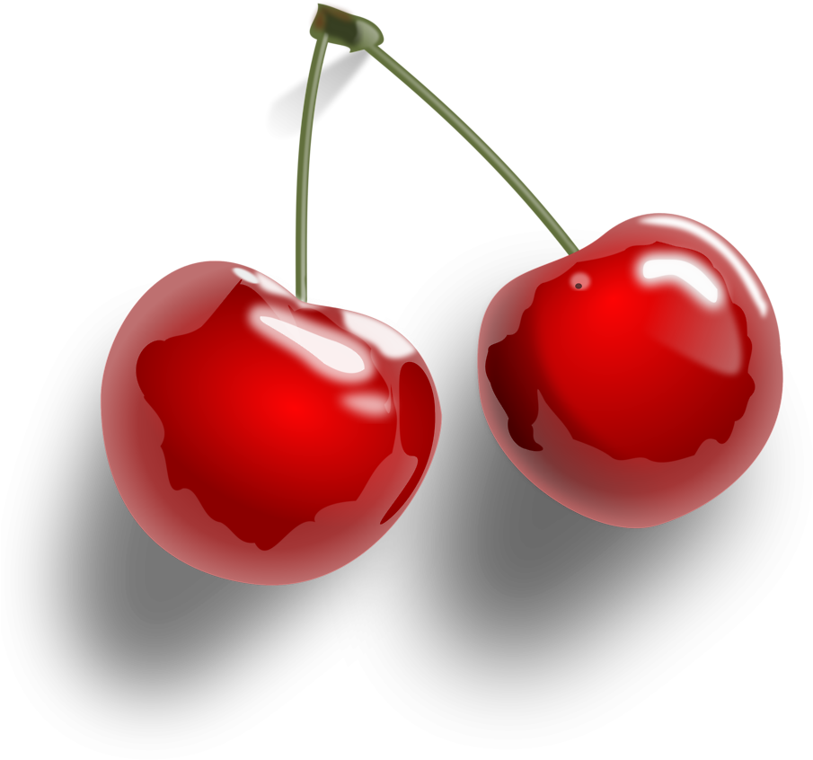 Food-cherry - Svg - Cherry Transparent (900x900), Png Download