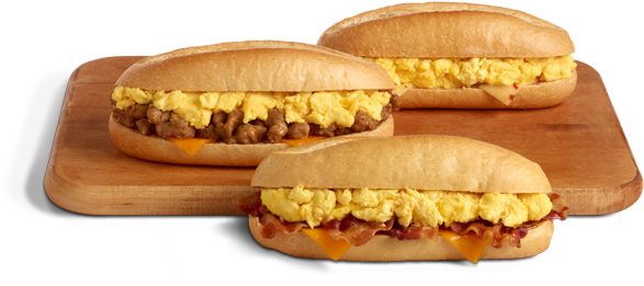 Roast Beef Egg Omelet - Wawa Sizzli (599x267), Png Download