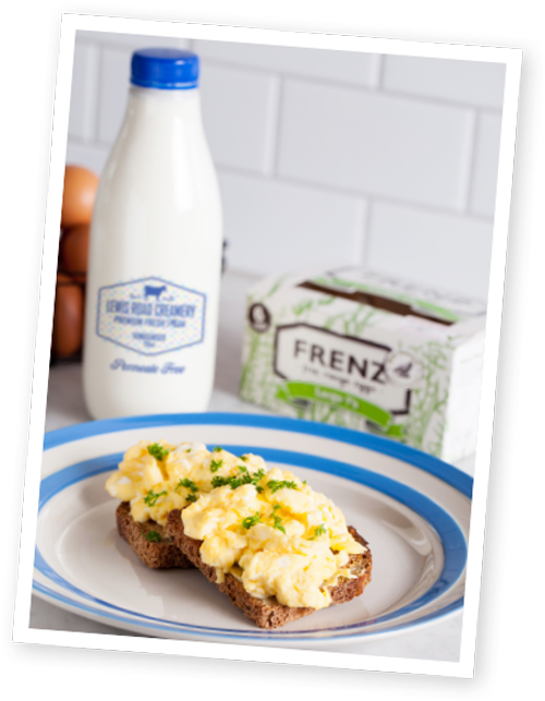 Premium Butter To Preferred Taste And Top With Cooked - Raw Milk (530x660), Png Download