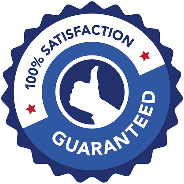 Your Satisfaction Is 100% Guaranteed - Emblem (600x600), Png Download