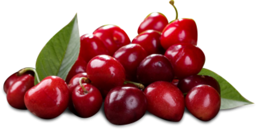 Red Fresh Cherries - Six Packs Of Derma V10 Fusion Cherry &amp; Macadamia (500x254), Png Download