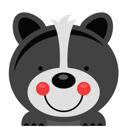 Peeking Skunk Svg Scrapbook Cut File Cute Clipart Files - การ์ตูน เกาะ ขอบ กระดาษ (432x432), Png Download