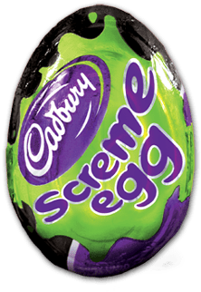 Cadbury Screme Egg Png - Cadbury Creme Egg Halloween (510x340), Png Download