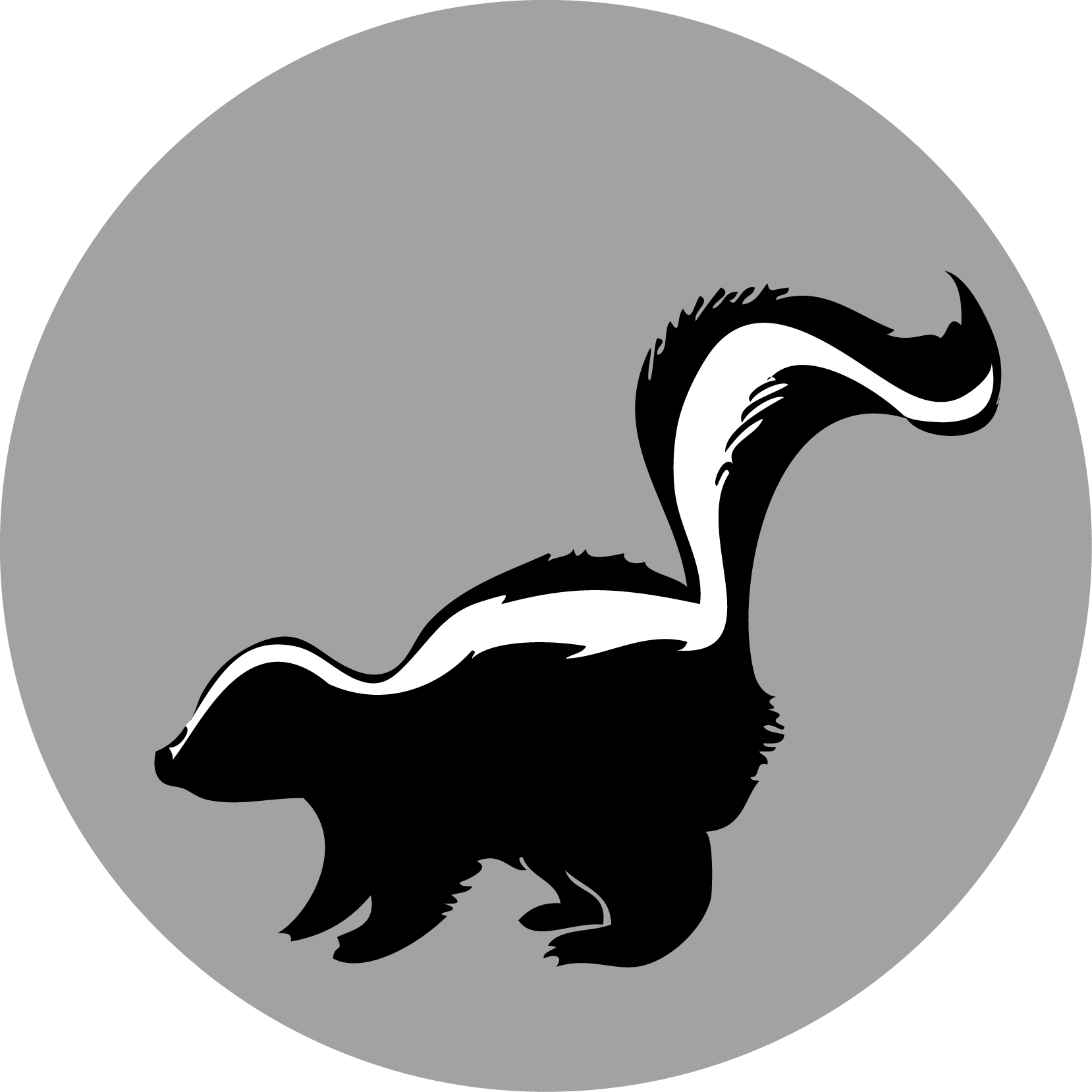 Skunk - Skunk Silhouette (1658x1658), Png Download