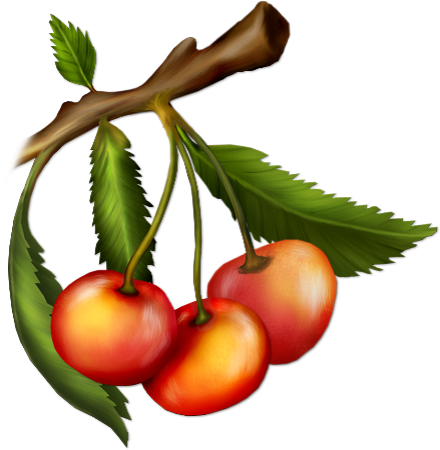 Cherry (440x450), Png Download