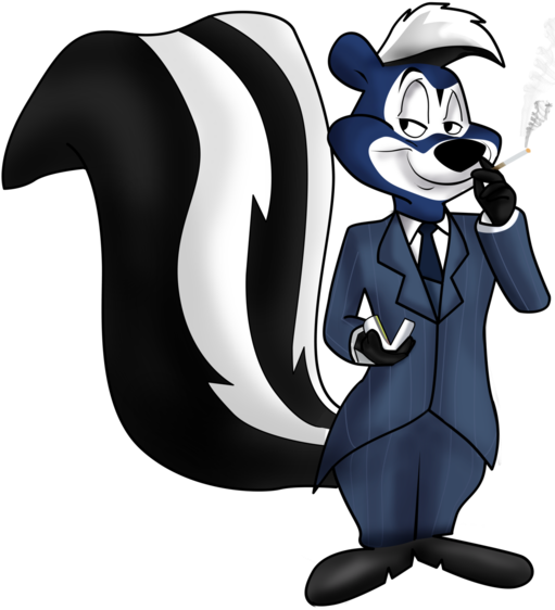 Share This Image - Pepe Le Pew Spy (510x600), Png Download