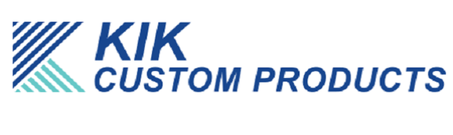 Kik Custom Products Logo 201802071418270 Logo - Kik Custom Products (640x361), Png Download