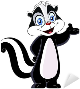 Skunk Cartoon (400x400), Png Download