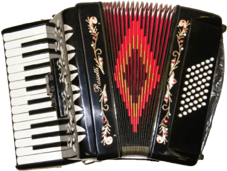 Accordion Vintage Rosette - Acordeon Png (500x500), Png Download