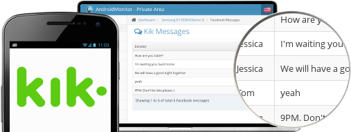 Kik Monitoring Software - Iphone (640x190), Png Download