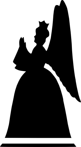 Angel Clipart Profile - Clip Art (330x596), Png Download