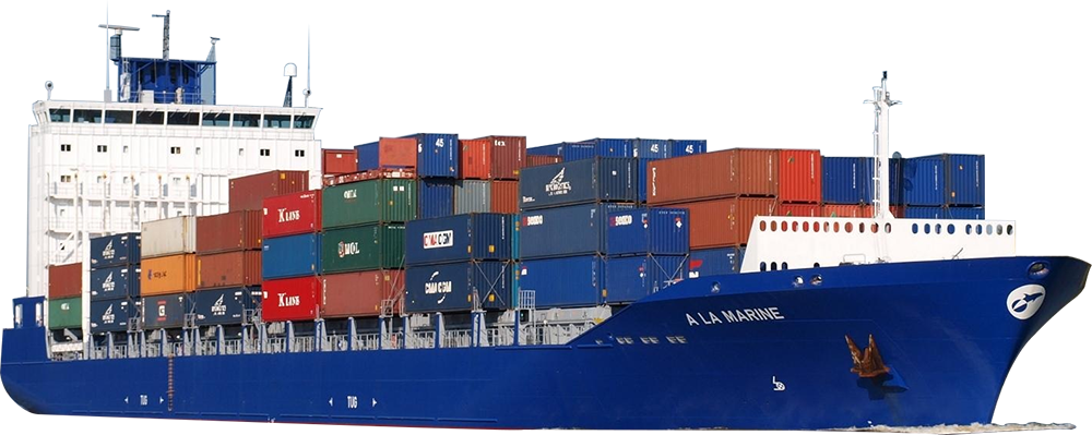 Ship - Ship Cargo Png (1000x399), Png Download