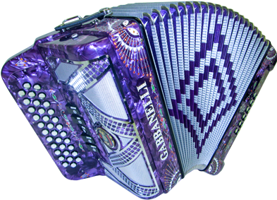 Because I Love The Color Purple - Acordeon Gabbanelli De Botones (410x310), Png Download