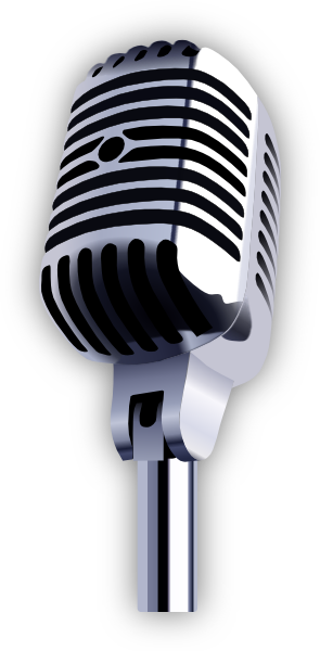 Microphone - Vintage Microphone (295x600), Png Download
