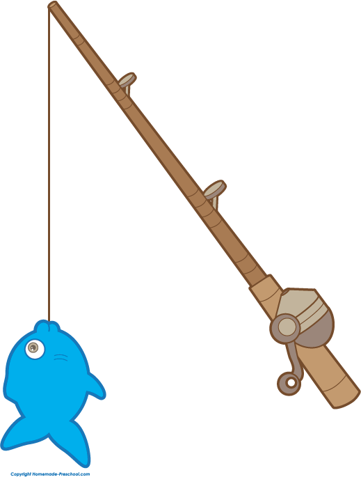 Free Fathers Day Images - Fishing Pole Clipart Png (519x685), Png Download