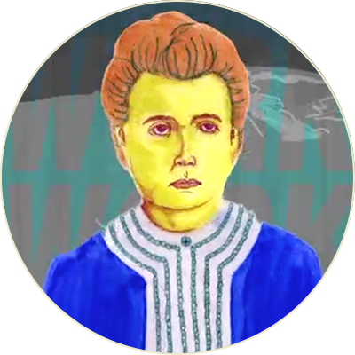 Marie Curie Circle - Portable Network Graphics (400x400), Png Download