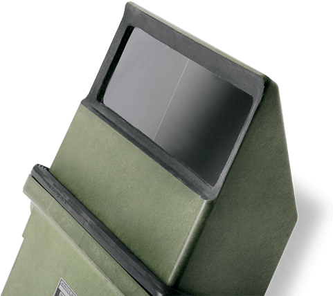 First Sand-resistant Periscope - Glass (480x449), Png Download