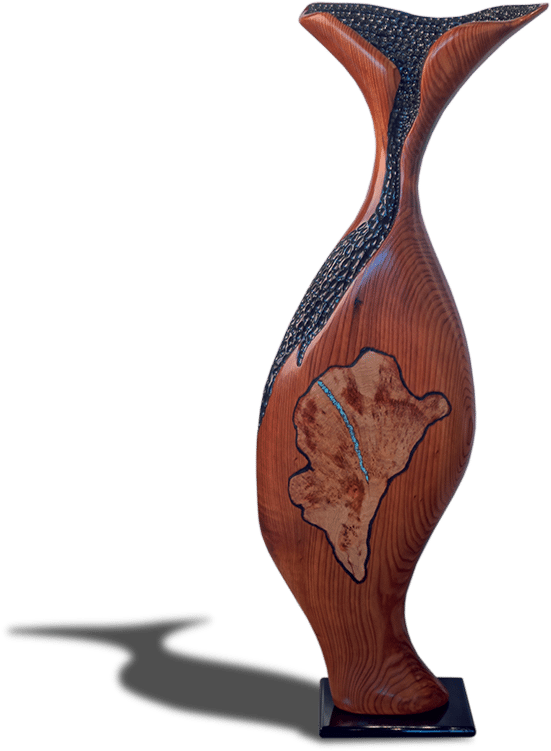 Frasca-halliday Tiger Stripes Exposures International - Vase (574x922), Png Download