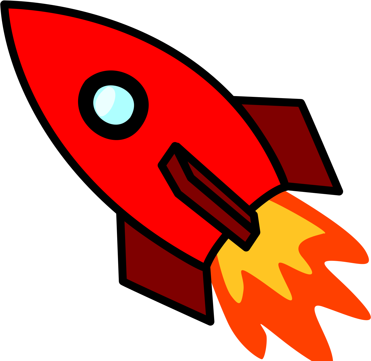 Open - Rockets Clipart (2000x1500), Png Download