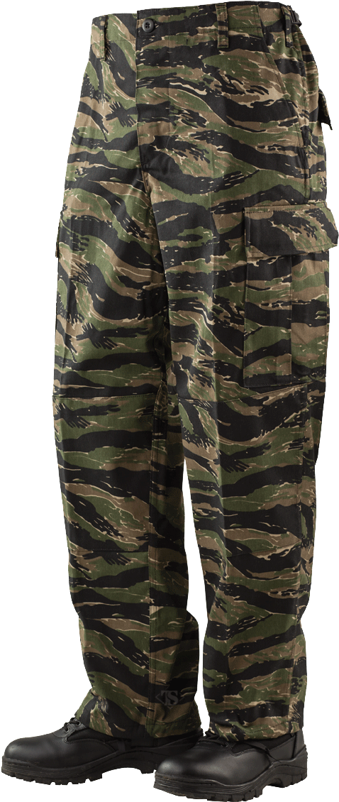 Bdu Pants Vietnam Tiger Stripe Truspec - Trousers (900x1174), Png Download