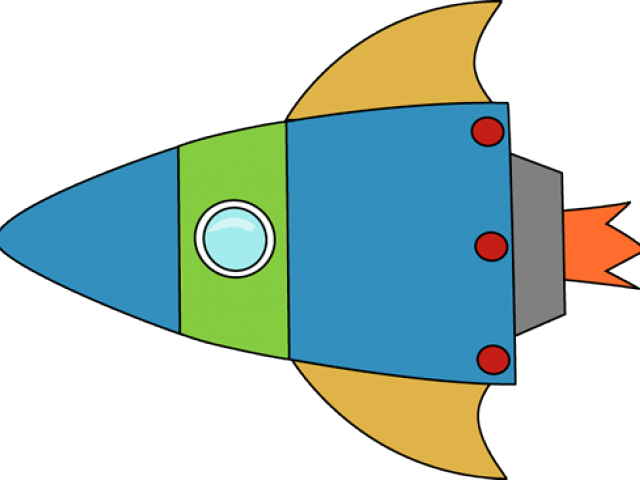 Collection Of Free Fish Cliparts - Space Rocket Clip Art (500x367), Png Download