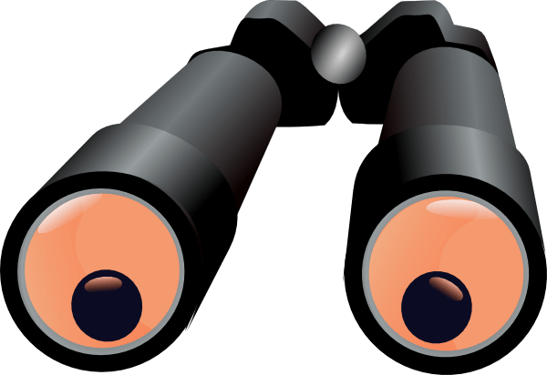 How Do I Get Followers On Periscope - Binoculars Clipart Transparent (600x412), Png Download