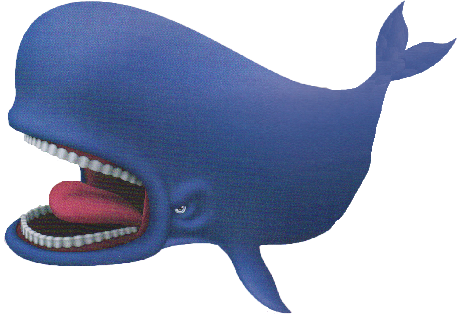 Sperm Whale Clipart Face - Kingdom Hearts Monstro (1508x1048), Png Download