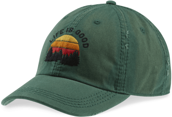 Outdoor Lig Sunwashed Chill Cap - Life Is Good (570x570), Png Download