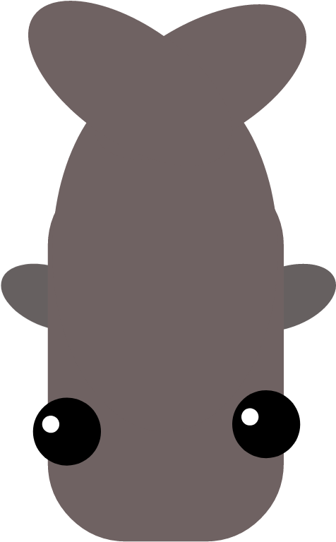 Sperm Whale - Cartoon (1100x1100), Png Download