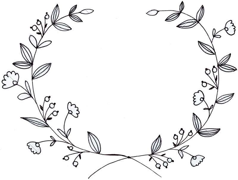 Vignette Drawing Free Hand - Hand Drawn White Png Frame (800x605), Png Download