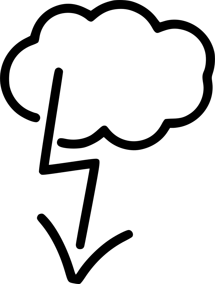 Lightning Strike Comments (740x980), Png Download