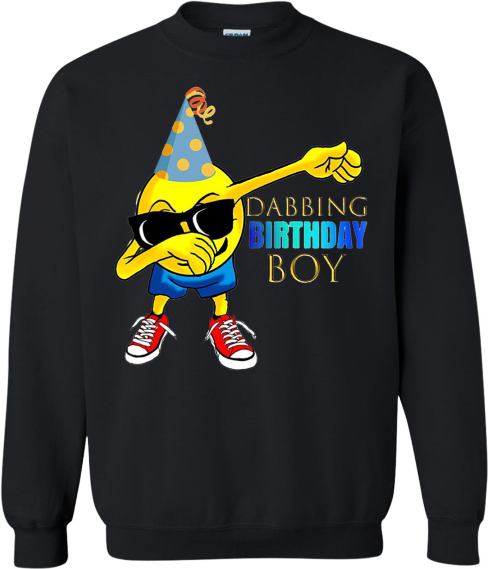 Dabbing Emoji - Emoji Birthday Shirt (1155x1155), Png Download