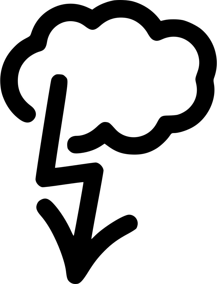 Lightning Strike - (752x980), Png Download