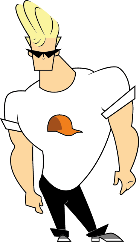 Johnny Bravo Looking Smart-ube423 - Dirk Strider Johnny Bravo (461x800), Png Download