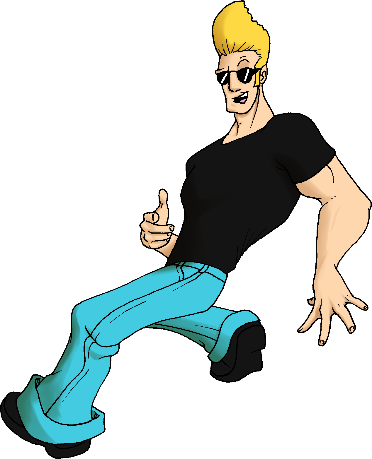 Johnny Bravo - Jonny Bravo Meme Transperent (1296x1590), Png Download