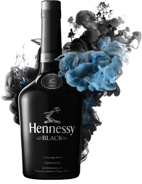 Bottle Black 2013 Detail - Hennessy Black (584x775), Png Download