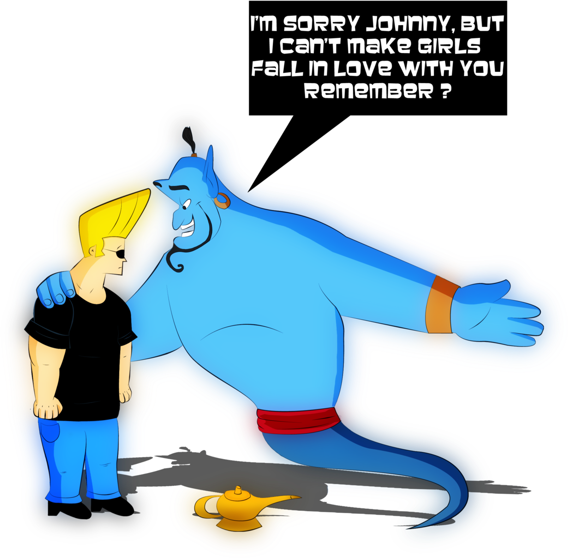 Johnny Bravo, Disney Fanatic, Aladdin, Disney Movies, - Johnny Bravo (1600x1260), Png Download