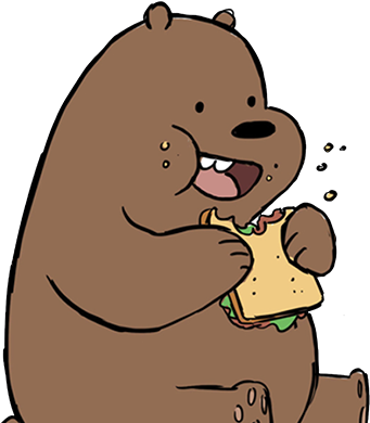 Grizzly - Cartoon (1600x412), Png Download