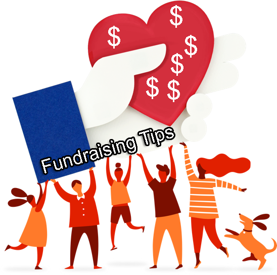 Fundraising Tips And Suggestions - Facebook Animation Illustration (548x544), Png Download