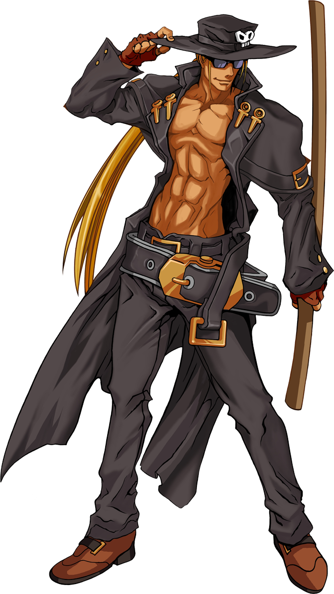 Why Hello Johnny Bravo - Guilty Gear Johnny (670x1189), Png Download